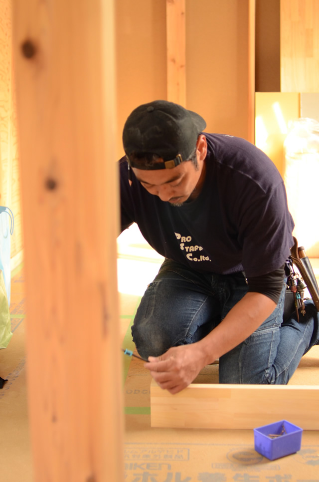 仕事写真：仕事が早いと評判の濱田拓大さん